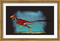 Deinonychus, a Genus of Carnivorous Dromaeosaurid Dinosaur Fine Art Print
