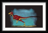 Deinonychus, a Genus of Carnivorous Dromaeosaurid Dinosaur Fine Art Print