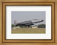 A Turkish F-4E Phantom takes off from Lechfeld Airfield, Germany Fine Art Print
