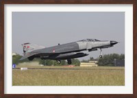 A Turkish F-4E Phantom takes off from Lechfeld Airfield, Germany Fine Art Print