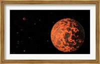 Artist's Concept of an Exoplanet Known as UCF-101, Orbiting a Star called GJ 436 Fine Art Print