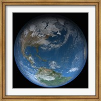 Full Earth Featuring North and South America Fine Art Print