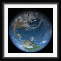 Full Earth Featuring North and South America Fine Art Print