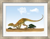 Eoraptor, an early Dinosaur that Lived During the Late Triassic Period Fine Art Print