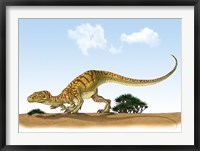 Eoraptor, an early Dinosaur that Lived During the Late Triassic Period Fine Art Print