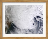 A Winter Storm Over Eastern New England Fine Art Print