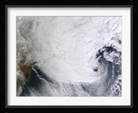 A Winter Storm Over Eastern New England Fine Art Print