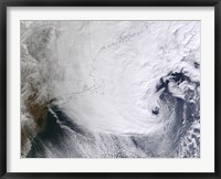 A Winter Storm Over Eastern New England Fine Art Print