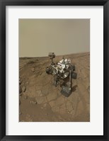Self-Portrait of Curiosity Rover on the Surface of Mars Fine Art Print