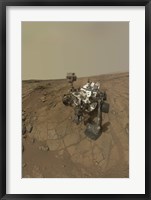 Self-Portrait of Curiosity Rover on the Surface of Mars Fine Art Print