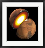 Artist's concept of the formation of rocky bodies in the solar system Fine Art Print