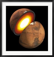 Artist's concept of the formation of rocky bodies in the solar system Fine Art Print