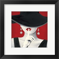 Haute Chapeau Rouge I Framed Print