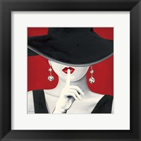 Haute Chapeau Rouge I Framed Print