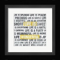 Life Is Yellow Fine Art Print