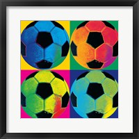 Ball Four-Soccer Framed Print