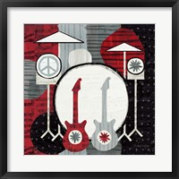 Rock 'n Roll Drums Framed Print