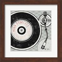 Vintage Analog Record Player Fine Art Print