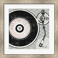 Vintage Analog Record Player Fine Art Print