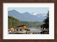 British Columbia, Vancouver Island, Tofino, Floating houses Fine Art Print