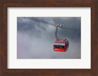 British Columbia, Whistler, Skiing Gondola Fine Art Print
