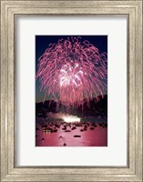 Fireworks, English Bay, Vancouver, British Columbia Fine Art Print