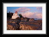 Amphitrite Lighthouse, Vancouver Is, British Columbia Fine Art Print