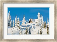 Mountain cabin, Seymour Mountain, British Columbia Fine Art Print