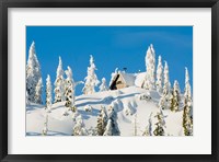 Mountain cabin, Seymour Mountain, British Columbia Fine Art Print