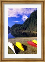 Canoeing, Clayoquot Wilderness, British Columbia Fine Art Print