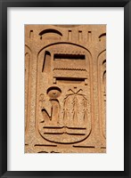Hieroglyphics, Obelisk, Ramses II, Temple of Luxor, Egypt Fine Art Print