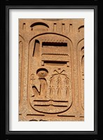 Hieroglyphics, Obelisk, Ramses II, Temple of Luxor, Egypt Fine Art Print