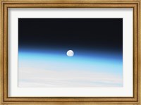 The Moon and Earth's Atmosphere Fine Art Print