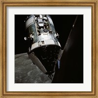 View of the Apollo 17 Command and Service Modules in Lunar Orbit Fine Art Print