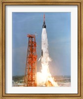 View of the liftoff of Mercury-Atlas 5 from Kennedy Space Center, Florida Fine Art Print