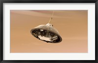 Artist's Concept of NASA's Curiosity Rover tucked inside the Spacecraft's Backshell Fine Art Print