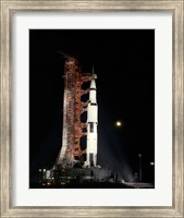 Nighttime View of the Apollo 12 Space Vehicle Fine Art Print