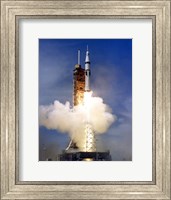 Liftoff of the Saturn IB launch Vehicle Fine Art Print