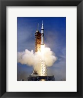 Liftoff of the Saturn IB launch Vehicle Fine Art Print
