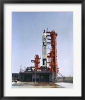 Gemini 5 Spacecraft on its Launch Pad Fine Art Print