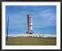 The Apollo Saturn 501 Launch Vehicle Mated to the Apollo Spacecraft Fine Art Print