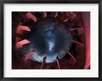 Inside the Diffuser Section of a 16-foot Supersonic Wind Tunnel Fine Art Print