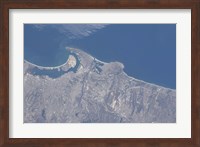View from Space of San Diego, California Fine Art Print