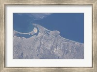 View from Space of San Diego, California Fine Art Print