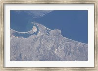 View from Space of San Diego, California Fine Art Print