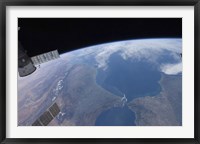 View from Space of Morocco and Spain Fine Art Print