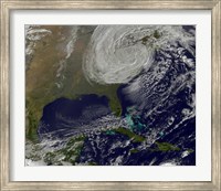 Post Tropical Storm Sandy Rolling Inland Fine Art Print