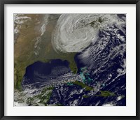Post Tropical Storm Sandy Rolling Inland Fine Art Print
