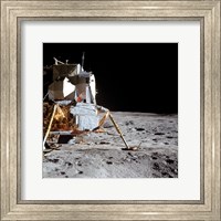 View of the Apollo 14 Lunar Module on the Moon Fine Art Print
