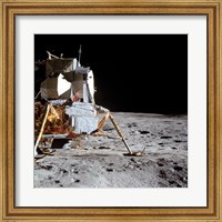 View of the Apollo 14 Lunar Module on the Moon Fine Art Print